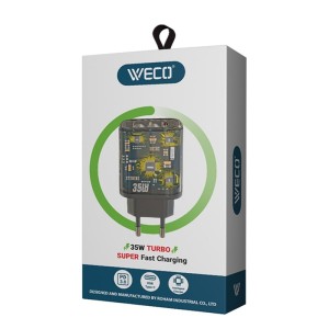 شارژر 35 وات تایپ سی ویکو مدل WECO-55 PD 35W