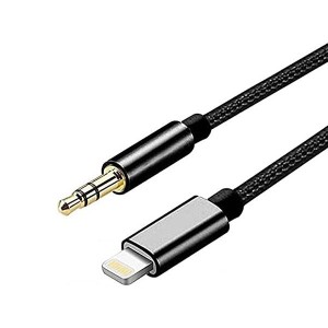 کابل صدا LENYES آیفون LIGHTNING به AUX 3.5 مدل AX99