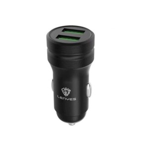 شارژر فندکی 15 وات دو پورت لنیس مدل  LENYES CA866 2USB