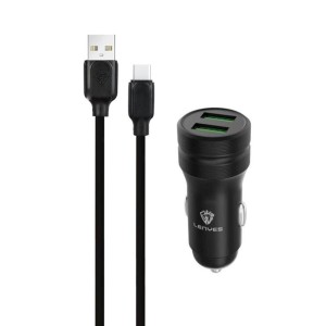 شارژر فندکی 15 وات دو پورت لنیس مدل  LENYES CA866 2USB