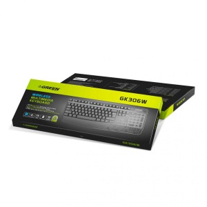 کیبورد بی سیم گرین مدل GK306W