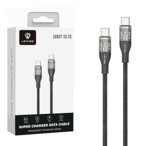 کابل شارژ  تایپ سی به تایپ سی لنیس Lenyes-LC977 TC-TC