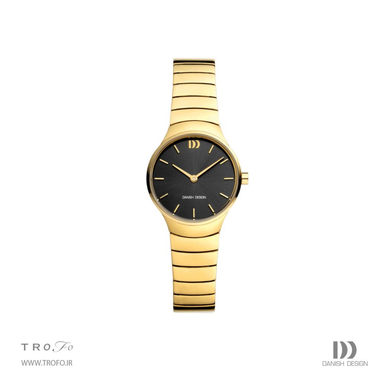 ساعت مچی عقربه ای زنانه دنیش دیزاین (Danish design) مدل IV66Q1293 Jolie Gold Anthracite