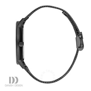 ساعت مچی عقربه ای مردانه دنیش دیزاین (Danish design) مدAkilia Day/Date All Grey Mesh از نما کناری