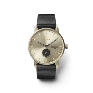 ساعت مچی عقربه ای زنانه مردانه تریوا (TRIWA) مدل Ray Falken Black stripe classic