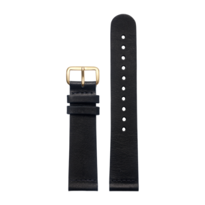 بند چرم تریوا مدل Black Classic-Gold
