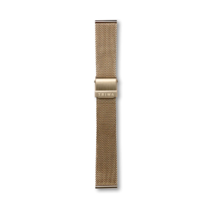 بند استیل مش طلایی تریوا مدل Gold mesh-16 mm