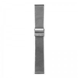 بند استیل مش نقره ای تریوا مدل Steel mesh-16 mm