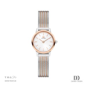 ساعت مچی عقربه ای زنانه دنیش دیزاین (Danish design) مدل iv67q1268  Akilia Mini Two-Tone Rosegold