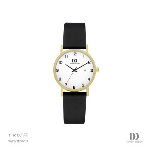 ساعت مچی عقربه ای زنانه دنیش دیزاین (Danish design) مدل IV81Q199 Rhine NMBRS Satin Gold Date Small