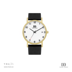 ساعت مچی عقربه ای مردانه دنیش دیزاین (Danish design) مدل IQ81Q1273 Rhine NMBRS Satin Gold Date Large