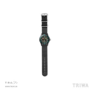 ساعت مچی عقربه ای زنانه مردانه تریوا (TRIWA) مدل SUB Ocean Plastic Turtle seaweed