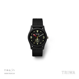 ساعت مچی عقربه ای زنانه مردانه تریوا (TRIWA) مدل OCEAN PLASTIC-SEA SHEPHERD BLACK