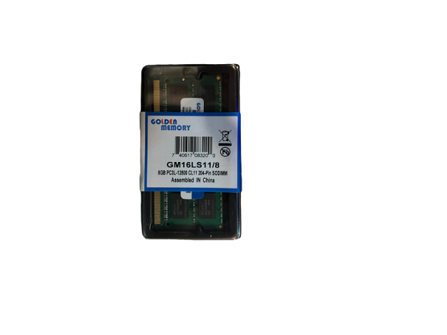 رم لپ تاپ مدل Golden Memory 4GB PC3L-12800 CL11