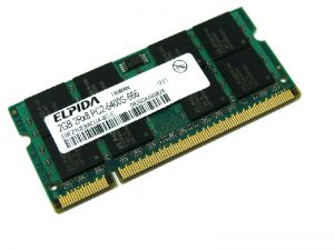 رم لپ تاپ 2 گیگ Elpida DDR2-PC2 (800-6400) کارکرده