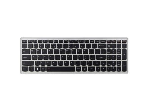 کیبورد لپ تاپ لنوو Lenovo IdeaPad Z510 مشکی-با فریم نقره ای اورجینال کارکرده