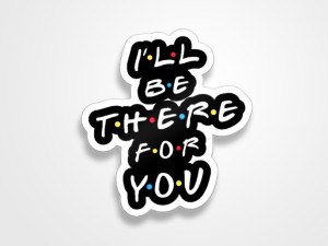 استیکر  I’ll be there