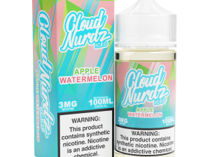 سالت هندوانه سیب یخ کلود نوردز Cloud Nurdz Iced Watermelon Apple