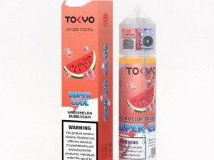 جویس آدامس بادکنکی هندوانه یخ سوپرکول توکیو 60 میلی گرم | TOKYO SUPERCOOL ICED WATERMELON BUBBLEGUM E-JUICE 60ml