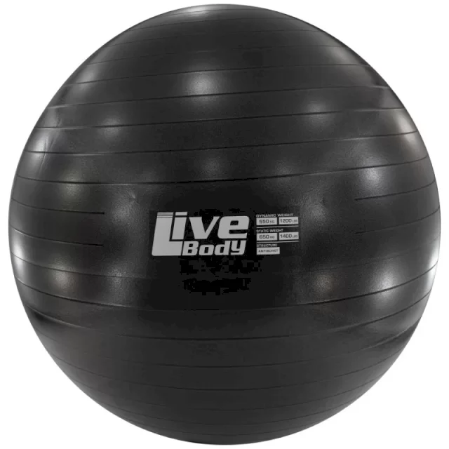 توپ جیم بال 65 سانتی متری لایو بادی (LIVE BODY) مدل Anti Burst کد W-800