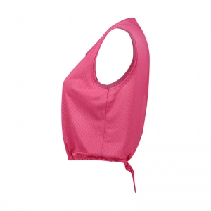 تی شرت کراپ ورزشی زنانه نایک مدل گره ای کد TK129