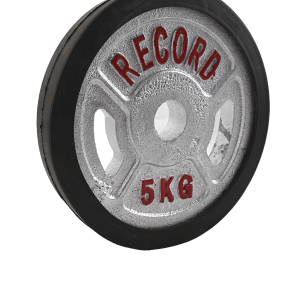 وزنه دمبلی دور لاستیک 5 کیلویی Record - دو عددی