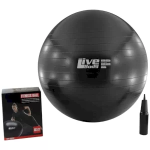 توپ جیم بال 65 سانتی متری لایو بادی (LIVE BODY) مدل Anti Burst کد W-800