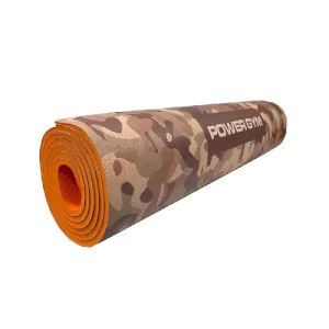 مت یوگا چوب پنبه ای پاورجیم (POWER GYM) مدل چریکی کد TU-0021