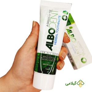 خمیر دندان گیاهی آلبودنت از فروشگاه گیلامی