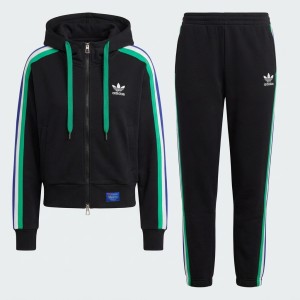 ست سوئی شرت شلوار  زنانه ورزشی آدیداس کلاهدار adidas