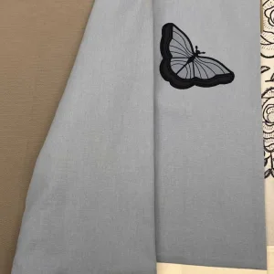 کت زنانه جلو باز گلدوزی پروانه