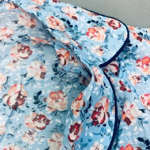 ست لباس خواب زنانه پنتی  penti آبی گلدار