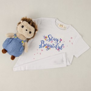 تیشرت دخترانه مدل Stay Beautiful