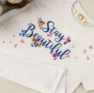 تیشرت دخترانه مدل Stay Beautiful