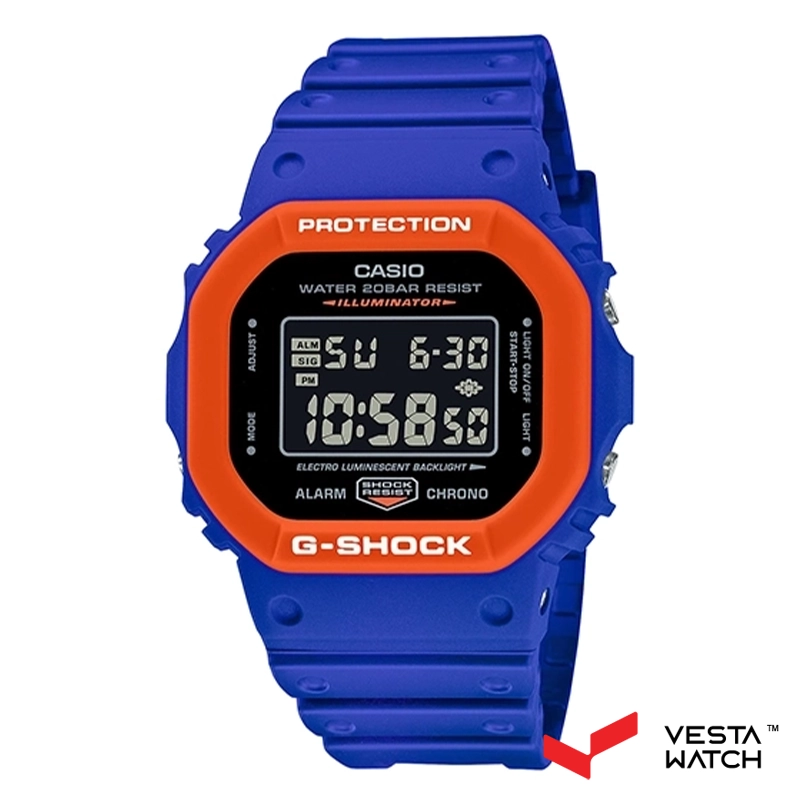 ساعت مچی مردانه و زنانه کاسیو جی‌شاک CASIO G-SHOCK مدل DW-5610SC-2DR