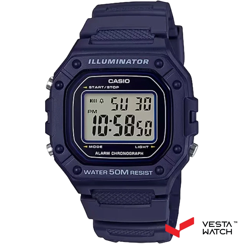 ساعت مچی مردانه و زنانه کاسیو CASIO مدل W-218H-2AVDF