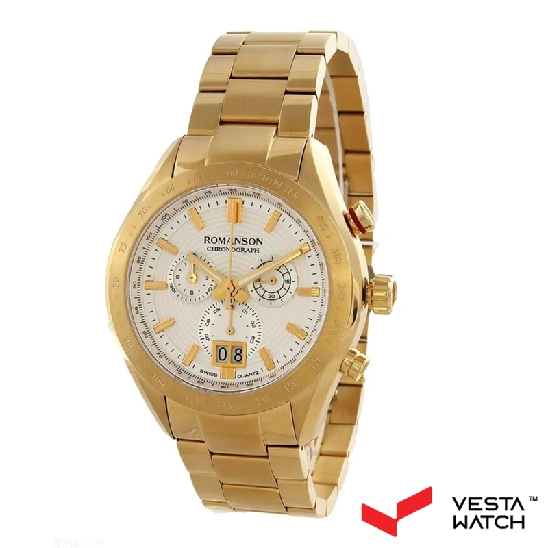 ساعت مچی مردانه رومانسون ROMANSONمدل AM6A06HMGGA1R5-W