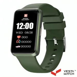 ساعت مچی هوشمند سوئیس میلیتاری SWISS MILITARY مدل  SM-BAND-RIHNE2-GRNFSIS