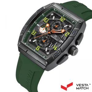 ساعت مچی مردانه نیوی فورس NAVI FORCE مدل NF 8052 B/GN/GN