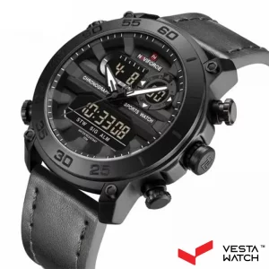 ساعت مچی مردانه نیوی فورس NAVI FORCE مدل NF 9235 B/GY/GY