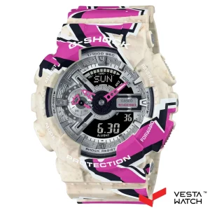 ساعت مچی مردانه و زنانه کاسیو جی‌شاک CASIO G-SHOCK مدل GA-110SS-1ADR