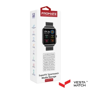 ساعت مچی هوشمند پرومیت PROMATE مدل PROWATCH-M18.GRAPHITE