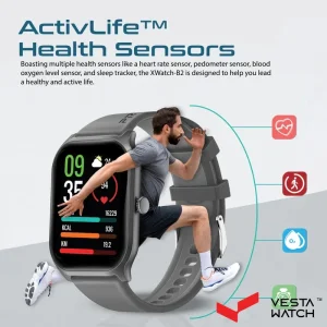 ساعت مچی هوشمند پرومیت PROMATE مدل XWATCH-B2.GRAPHITE