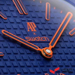 ساعت مچی مردانه و زنانه اودمار پیگه x سواچ AP X SWATCH مدل ORENJI HACHI
