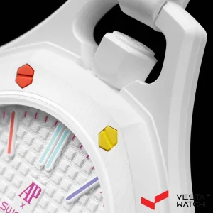 ساعت مچی مردانه و زنانه اودمار پیگه x سواچ AP X SWATCH مدل HUIT BLANC