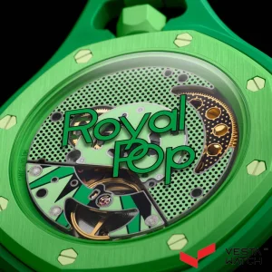 ساعت مچی مردانه و زنانه اودمار پیگه x سواچ AP X SWATCH مدل GREEN EIGHT