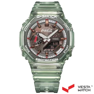ساعت مچی مردانه کاسیو جیشاک کوکاکولا CASIO G-SHOCK COCA COLA مدل GA-2100CC-3ADR