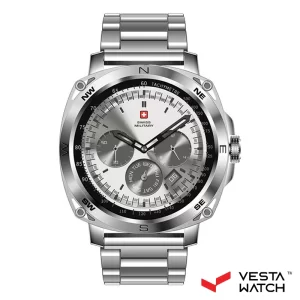 ساعت مچی هوشمند سوئیس میلیتاری SWISS MILITARY مدل  SM-WCH-DOM4-SILF-SILSTLS