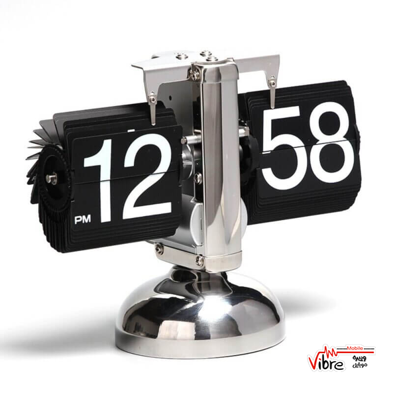 ساعت رومیزی ورقه ای فلیپ طراحی رترو مدل Flip clock