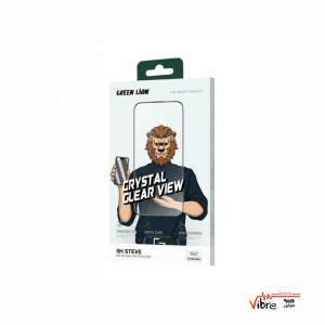 گلس محافظ صفحه شفاف آیفون 16 پرو مکس گرین لاین مدلGreen Lion 9H Steve HD Glass Protector